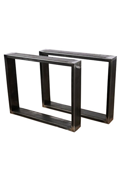 Abronya Kitaplık Ayağı Demir Konsol Ayağı Kare Tasarım