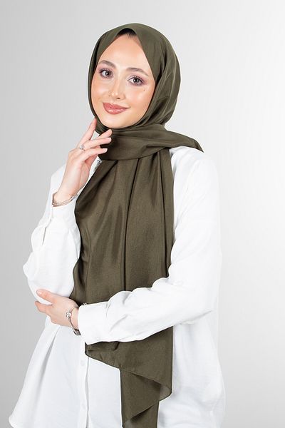 HAREM SCARF Χακί Brisa Voile Shawl