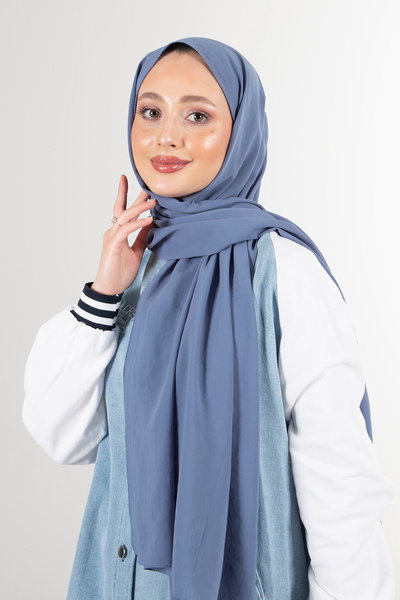 HAREM SCARF Μπλε σάλι Έλσα