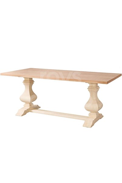 ROYS AHŞAP Roys Ahşap 5047 Masif Ham 180 Cm Star Yemek Masası