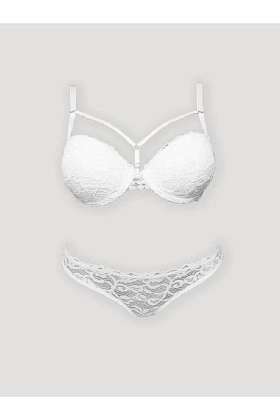 Pierre Cardin 4861 Underwire Push Up Padded Lace Fancy σουτιέν και εσώρουχα σετ εσωρούχων