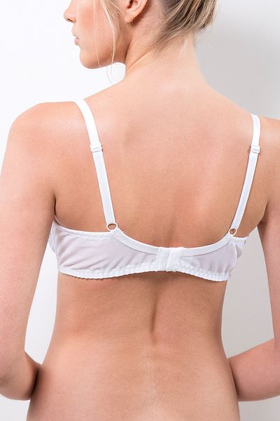 Pierre Cardin Women's White 7023 Underwire Lace Supporting Bra