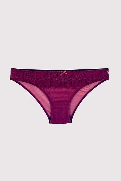 Pierre Cardin Femeie Cireș 4675002   Chiloți hipster cu dantelă