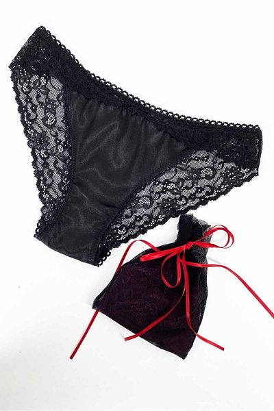 Pierre Cardin Geanta de dama neagra 2642y din dantela satinata