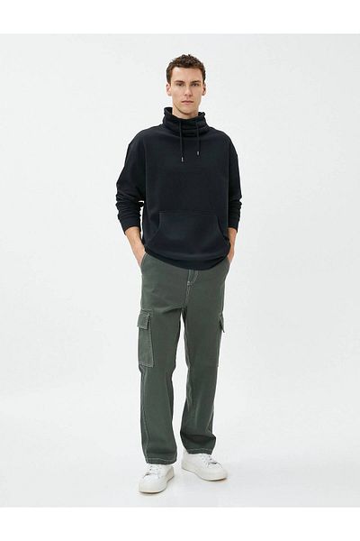 Koton 4WAM70115MK Мъжки потник Koton ЧЕРЕН