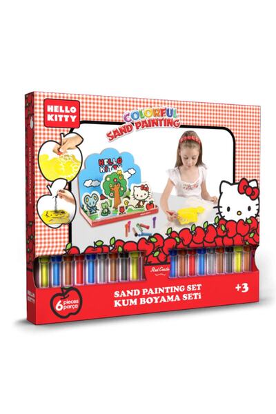 Red Castle Hello Kitty 3d Büyük Kum Boyama Aktivite Seti (disney Bks-01)