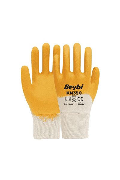 Beybi Kn350 Nitril Sarı Iş Eldiveni No: 10 48 Çift