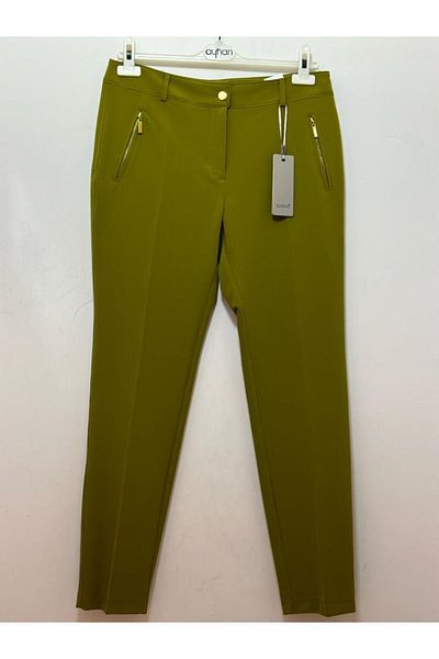 GARNİ Ready Belt Zipper Detail Narrow Leg Fabric Trousers