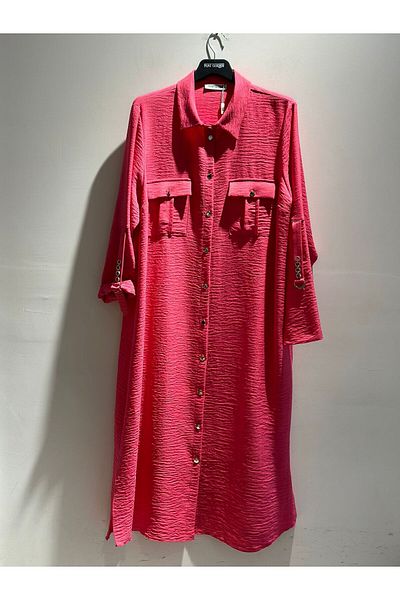 FUAT GÜRSEN Double Pocket Fold Sleeve Tunic