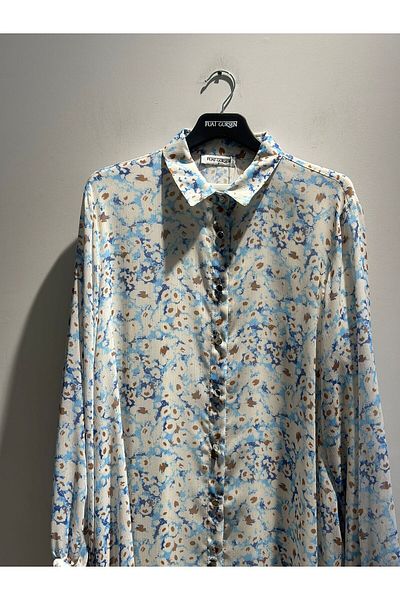 FUAT GÜRSEN Tunica cu căptușeală interioară cu model floral