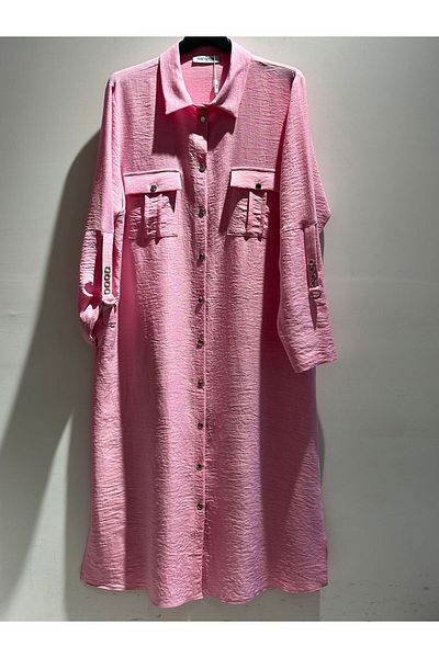 FUAT GÜRSEN Double Pocket Fold Sleeve Tunic