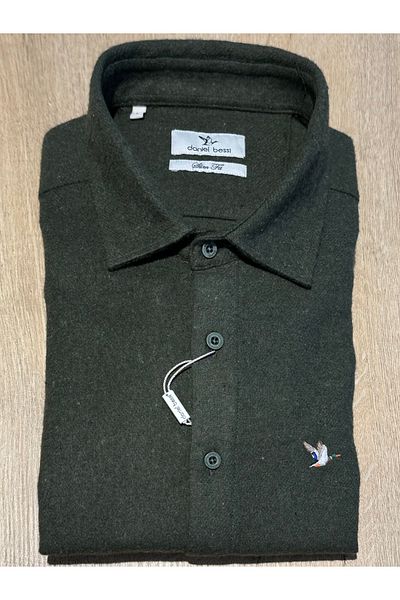 Daniel Bessi Ανδρικό πουκάμισο Casual Lumberjack με μακρυμάνικο Slim Fit