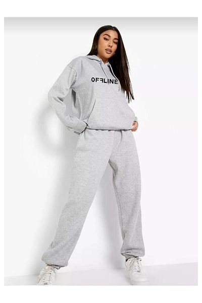 belean Σετ φόρμας Jogger με στάμπα εκτός σύνδεσης