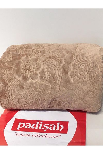 Padişah PADCHAH PATTERNED BROWN DOUBLE PERSONAL BLANKET