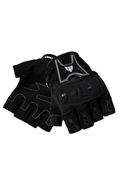 Vexo SANTA MOTOSİKLET KISA PARMAK ELDİVEN SİYAH L BEDEN