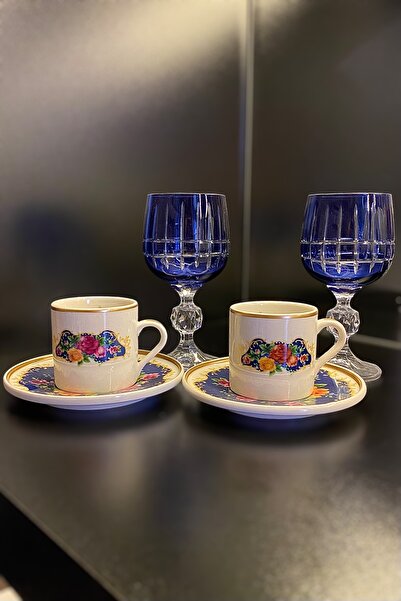 LEMİ DEKORASYON 2 li Kahve Fincanı Seti