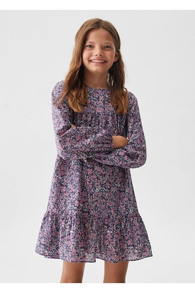 MANGO Kids φλοράλ φόρεμα