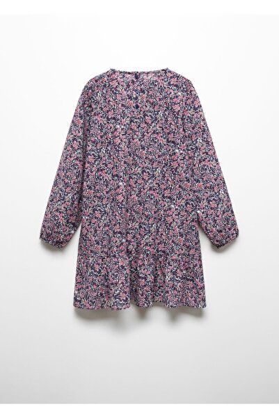 MANGO Kids Çiçekli elbise