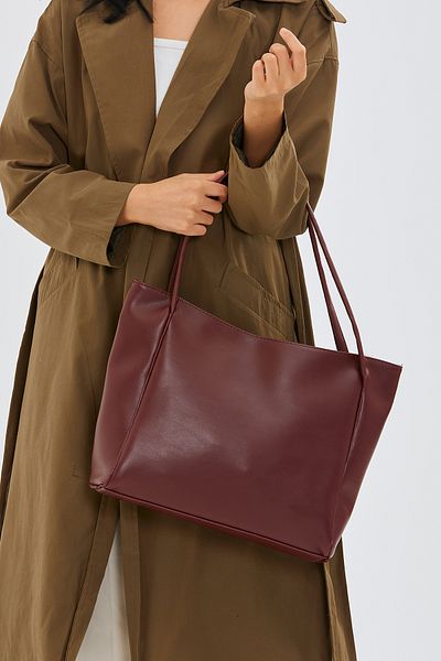 minebag Geantă de umăr pentru femei Maya Casual Roșu Claret