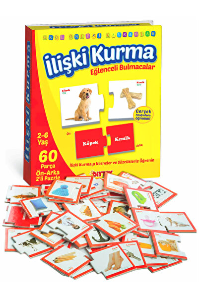 AVDA Diytoy Ilişki - Bağlantı Kurma 2-6 Yaş Eğlenceli Bulmacalar Puzzle Eşleş...