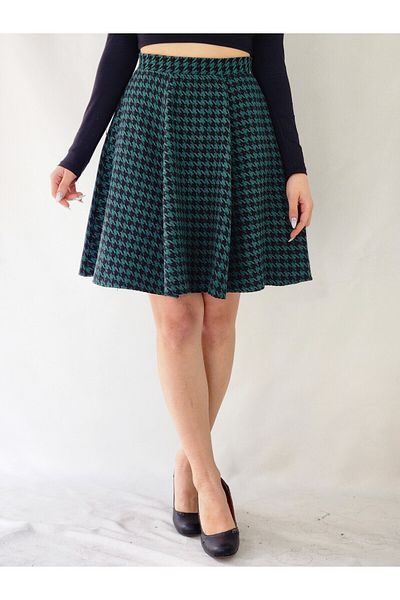 YAXİ Fusta verde cu clopot cu model