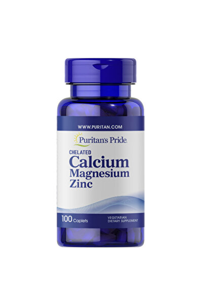 Puritan's Pride Calcium Magnesium Zinc 100 Tablet
