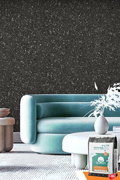 Ventrawall Isı Ve Ses Yalıtımlı Sürülen Duvar Kağıdı | Kendinden Yapışkanlı | Siyah| Bl05 - 5 Kg |16,5m²
