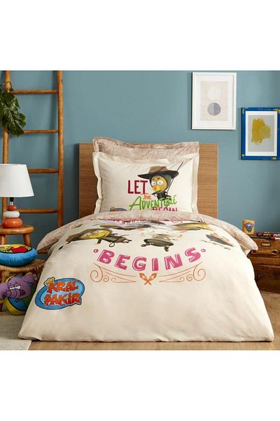 Karaca Home X Kral Şakir Adventure Begins Single Duvet Cover Set