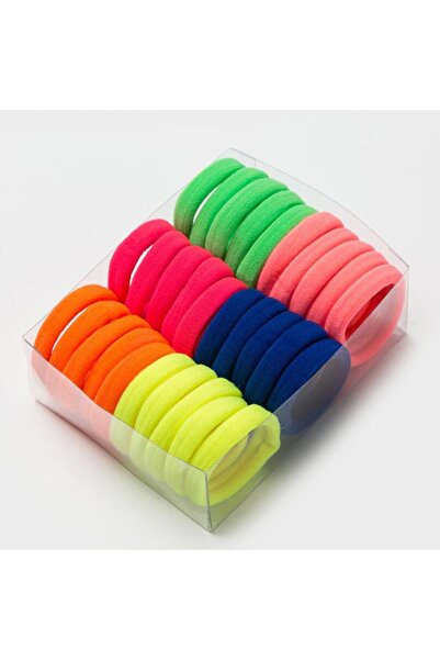 GÜLPEŞE 30 مشبك مطاطي سميك ملون فاخر تريند-3030