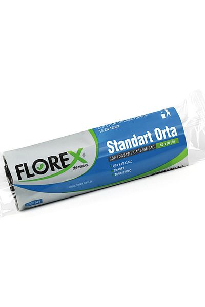 ÇEÇEN HOME (2 Pieces) Garbage Bag Standard Medium 55x60cm 80gr/Roll