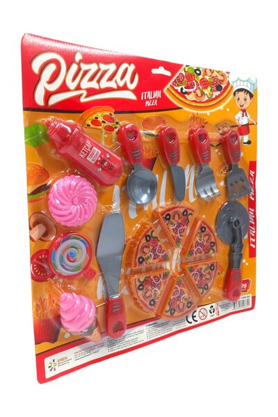 PopŞeker لعبة الطريقة الأكثر متعة لتعلم صنع البيتزا، مجموعة بيتزا مكونة من 16...