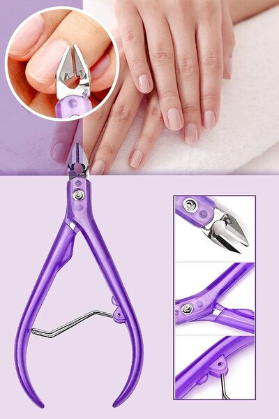 Uniquem Plastik İnce Ağız Xl88 Pens Ekonomik Et Tırnak Kesici