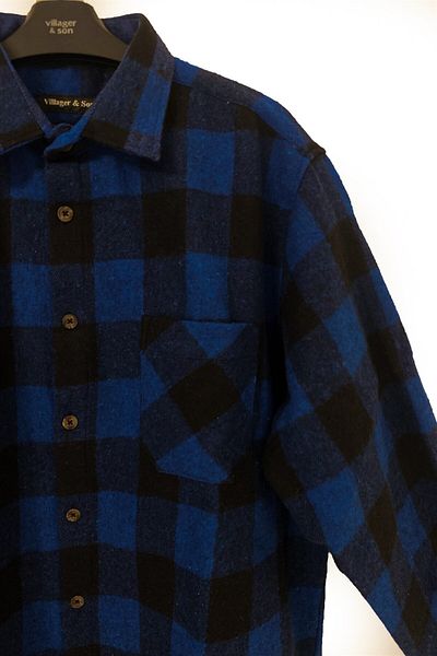 Villager&Son Карирана риза Lumberjack 2180 4/индиго