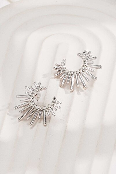 MRK Güneş Taşlı Kadın Küpe