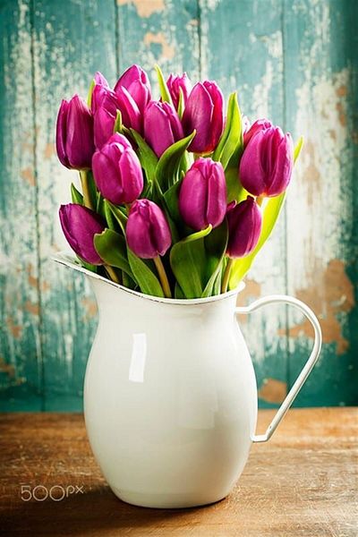 MARCEL SANAT Fuchsia Pink Tulips Diamond Mosaic Painting 40x60cm