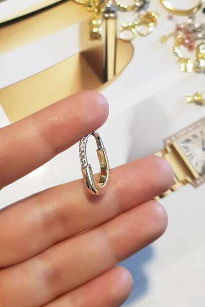 MorMajor Silver TEKLİ İTHAL MİNİ TİFF TAŞLI GÜMÜŞ KÜPE