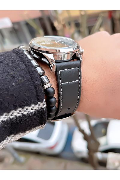 Ferrucci FERRUCCİ FUNCTION LEATHER CORD MEN'S WRISTWATCH + BRACELET WITH GIFT