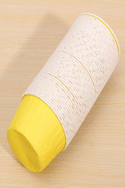 Trend Hediye Sepeti 50 عبوة من كبسولات قالب كب كيك المافن باللون الأصفر الباستيل