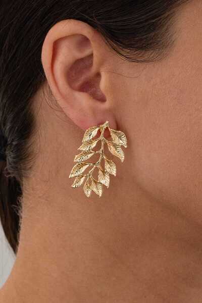 MRK Yaprak Kadın Küpe