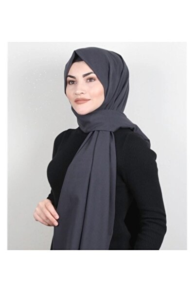 Trablus Жіночий бавовняний шарф Tessetür Cazz, антрацит