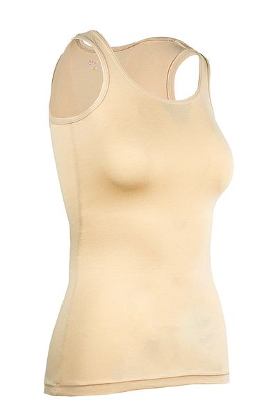 BSM Women's Modal Skin Thick Strap Long Tank Top 45603
