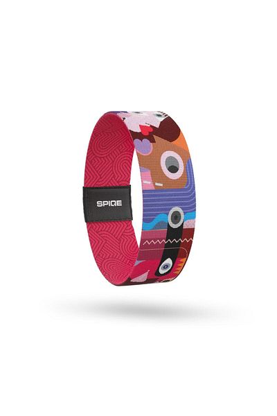SPIQE More Amore - Recycled Unisex Elastic Printed Bracelet and Reminder Card