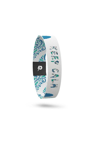 SPIQE Keep Calm - Recycled Unisex Elastic Printed Bracelet and Reminder Card