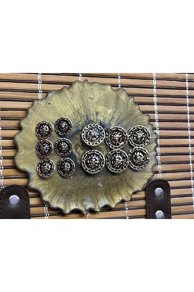 ODDA TASARIM ATÖLYESİ Blazer button set with rope pattern edges