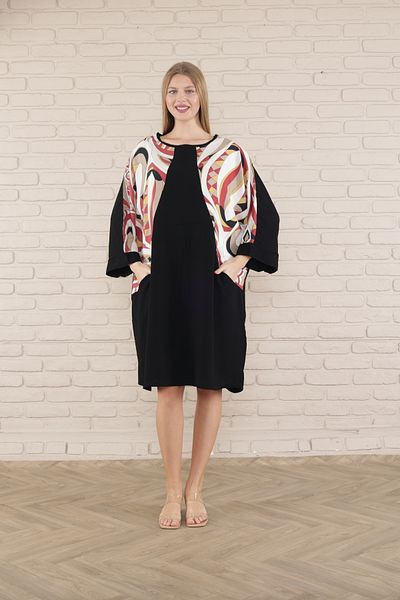 mervemoda γυναικείο κοντομάνικο φόρεμα μίντι τουνίκ