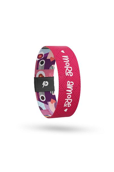 SPIQE More Amore - Recycled Unisex Elastic Printed Bracelet and Reminder Card