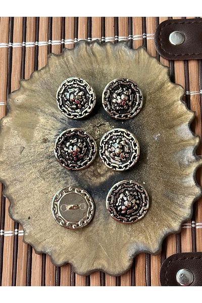 ODDA TASARIM ATÖLYESİ Metal Coat Button Set of 6