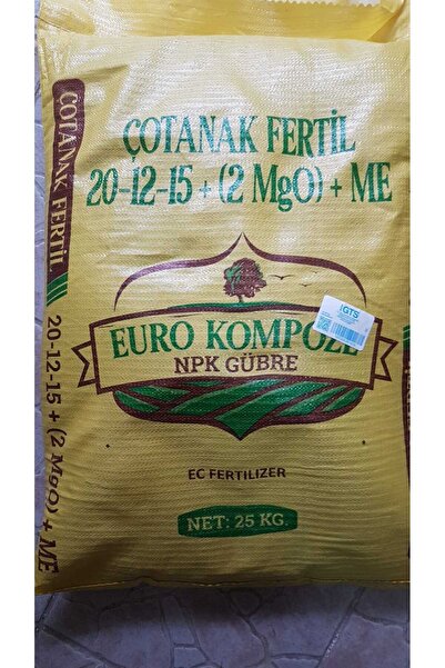 Çotanak 20+12+15+2Mg+ME GÜBRE. 25 KG