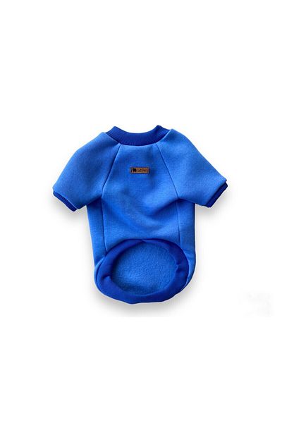 Luli Pet Blue Fleece Dog Sweatshirt