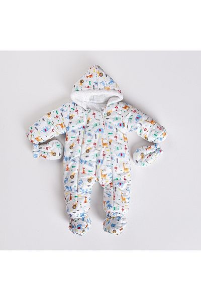 MAİBELLA Unisex Baby Jumpsuit Cosmonaut Astronaut Jumpsuit 3-12 Months